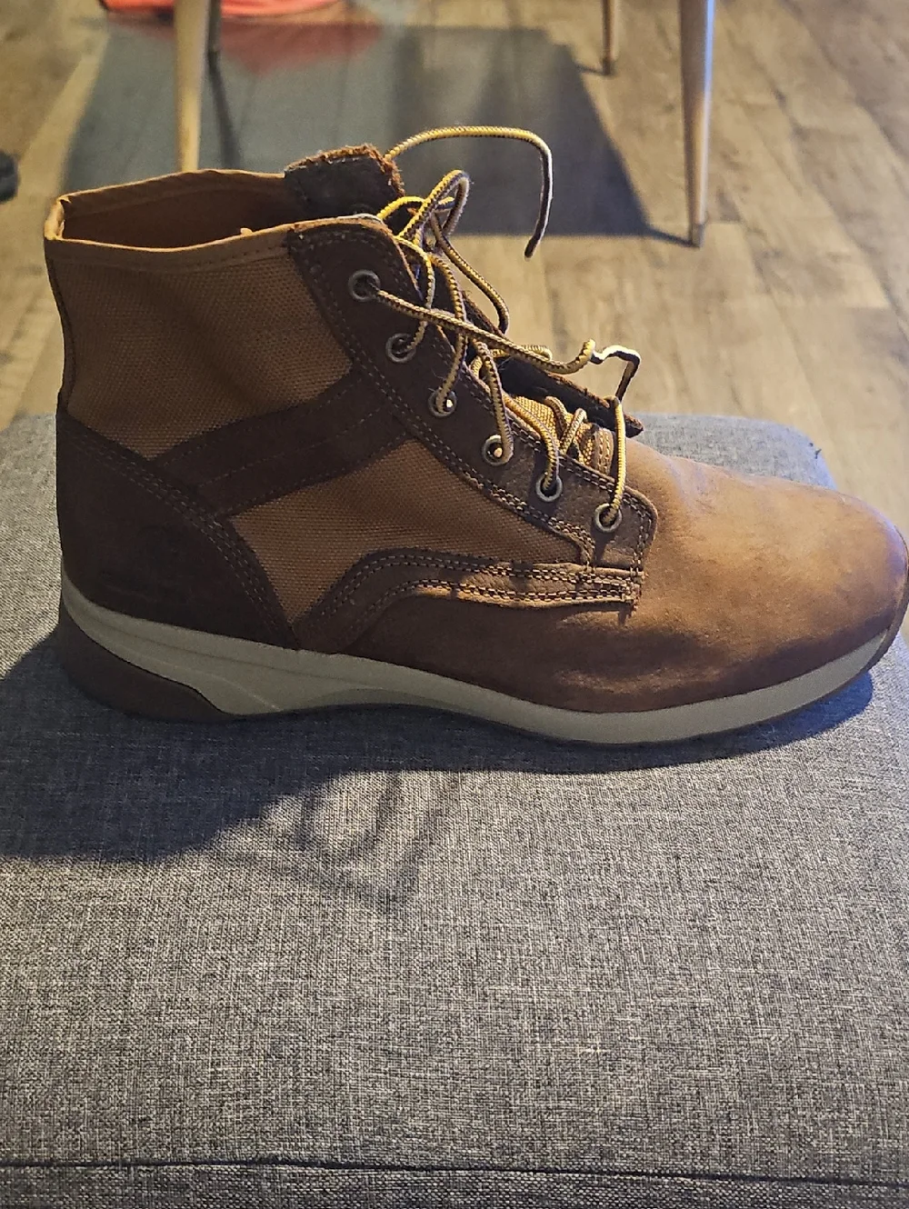 Carhartt Brown Boots Lace-Up Casual Outdoor Style Size 12 Men Work